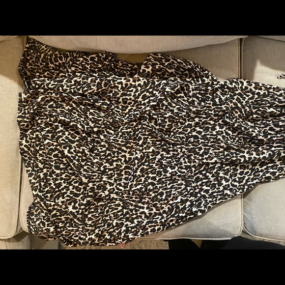 Windsor Dresses - Cheetah Print Maxi Dress | Color: Black/Tan Size: S - Picture 7 of 12